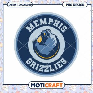 Memphis Grizzlies Logo PNG Instant Download Design File