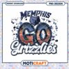 Memphis Grizzlies Go Graphic PNG Instant Download Design 2 Memphis Grizzlies Go Graphic PNG Instant Download Design