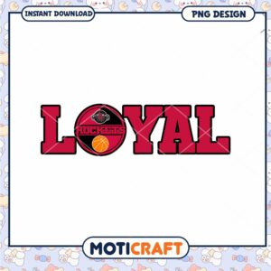 Loyal Rockets Basketball PNG Design Instant Download Art