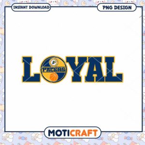 Loyal Pacers Basketball PNG Design for Fans and Crafts