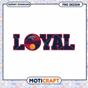 Loyal Pelicans Basketball PNG Design for Instant Download