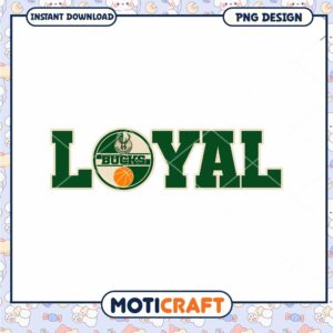 Loyal Milwaukee Bucks Basketball PNG Design for Fans