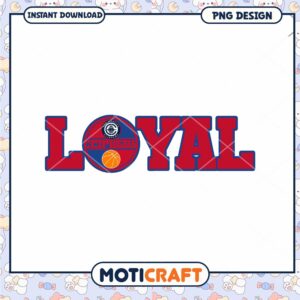 Loyal Clippers Basketball Instant Download PNG Design