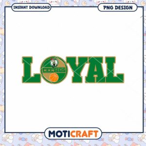 Loyal Celtics Basketball Fan PNG Design for Instant Download