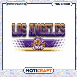 Los Angeles Lakers PNG Design Instant Download Graphic Art