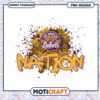 Los Angeles Lakers Nation PNG Design