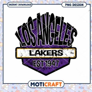 Los Angeles Lakers PNG Design 1947