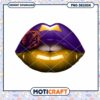 Los Angeles Lakers Lip Art PNG Design Instant Download