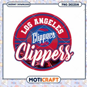 Los Angeles Clippers Logo Design Instant Download PNG File