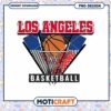 Los Angeles Basketball PNG Design