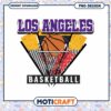 Los Angeles Basketball PNG Design Instant Download Art