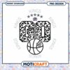 Leopard Print Go Kings Basketball PNG Digital Download