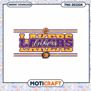 Lakers PNG Design Instant Download