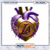 Lakers Heart PNG Design Instant Download 1 Lakers Heart PNG Design Instant Download
