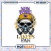 Lakers Fan Skull PNG Design