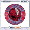 LA Clippers Skull Football PNG Design
