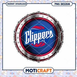 LA Clippers PNG Logo Instant Download