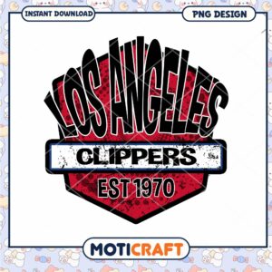 LA Clippers PNG Design Est 1970