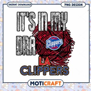 LA Clippers Fingerprint PNG Design