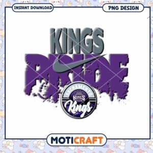 Kings Pride Sacramento Kings PNG Instant Download Design