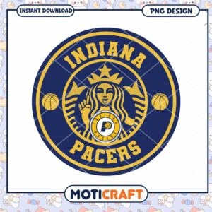 Indiana Pacers PNG Design Instant Download for Fans