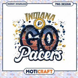 Indiana Pacers PNG Design Instant Download