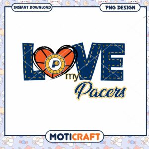 Indiana Pacers Love PNG Design