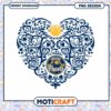 Indiana Pacers Heart Design PNG for Basketball Lovers 2 Indiana Pacers Heart Design PNG for Basketball Lovers