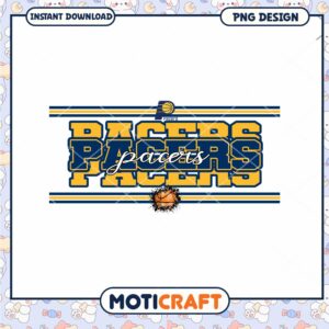 Indiana Pacers Basketball Team Logo PNG Instant Download