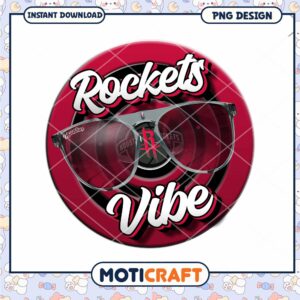 Houston Rockets Vibe Sunglasses PNG Instant Download 54 Characters