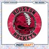 Houston Rockets Skull PNG Design