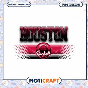 Houston Rockets PNG Design Instant Download