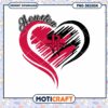 Houston Rockets Heart PNG Design 1 Houston Rockets Heart PNG Design