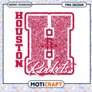 Houston Rockets Glitter PNG Design