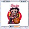 Houston Rockets Betty Boop PNG Design