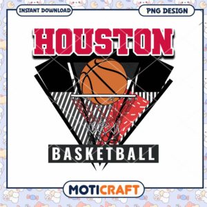 Houston Basketball PNG Design