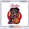 Houston Basketball Girl PNG Design for Instant Download 1 Houston Basketball Girl PNG Design for Instant Download