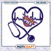 Heartbeat Stethoscope Phoenix Basketball PNG Design Download 2 Heartbeat Stethoscope Phoenix Basketball PNG Design Download