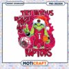 Grinch Toronto Raptors Christmas PNG Design