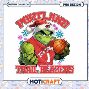 Grinch Portland Trail Blazers PNG