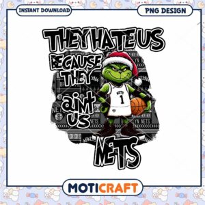 Grinch Nets Christmas PNG Design