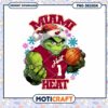 Grinch Miami Heat Christmas PNG 1 Grinch Miami Heat Christmas PNG