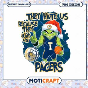 Grinch Indiana Pacers PNG Sublimation
