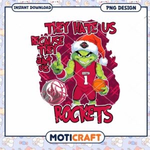 Grinch Houston Rockets PNG Design