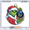 Grinch Golden State Warriors Christmas Ornament PNG 1 Grinch Golden State Warriors Christmas Ornament PNG