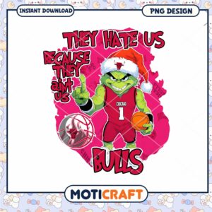 Grinch Chicago Bulls PNG Sublimation