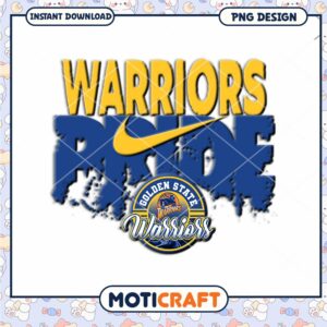 Golden State Warriors Pride PNG Instant Download Design