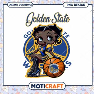 Golden State Warriors PNG Download Cute Cartoon Design