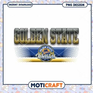 Golden State Warriors PNG Design for Instant Download Art