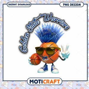 Golden State Warriors PNG Design for Instant Download Fun